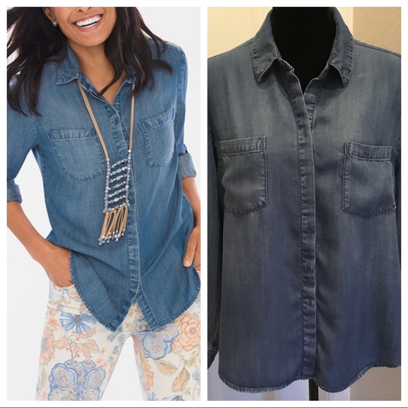 chicos chambray shirt